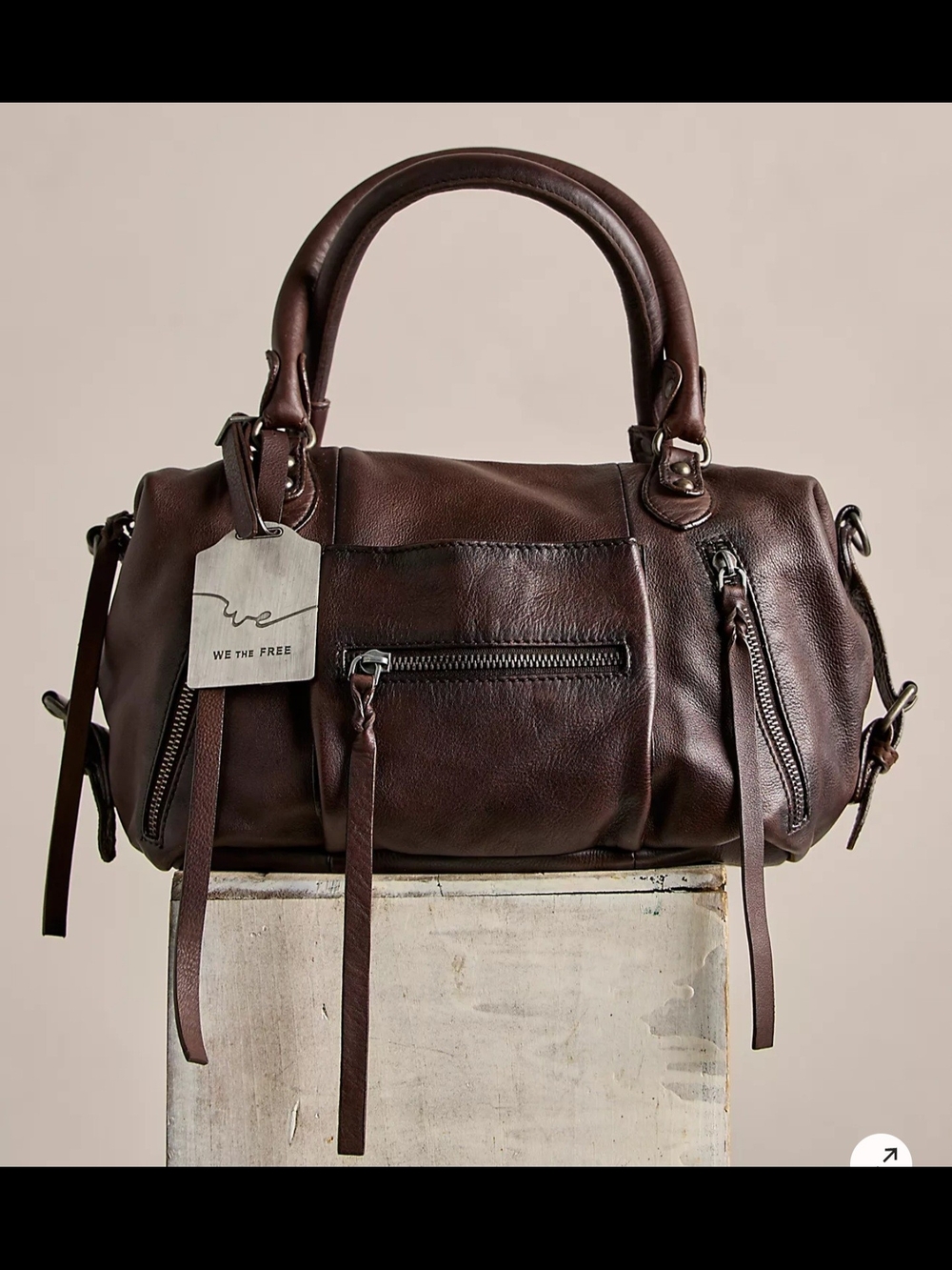 Baby Emerson Bag in Bitter Bark